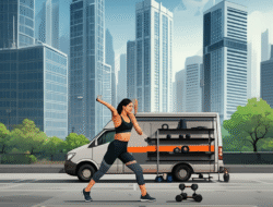 Gaya Hidup Mobil Gerak badan di Tengah Kota Kota besar