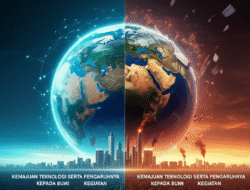 Kemajuan teknologi serta pengaruhnya  kepada bumi kegiatan