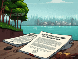Masalah pelanggaran kawasan serta penguatan hukum  tersangkut