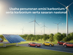 Usaha penurunan emisi karbonium serta sasaran nasional