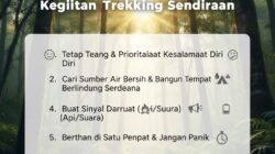 Cara Bertahan Hidup Saat Tersesat di Hutan Saat Sedang Melakukan Kegiatan Trekking Sendirian