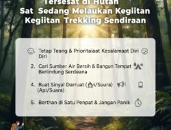Cara Bertahan Hidup Saat Tersesat di Hutan Saat Sedang Melakukan Kegiatan Trekking Sendirian