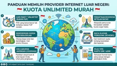 Cara Memilih Provider Internet Luar Negeri Yang Menyediakan Kuota Unlimited Murah