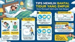 Tips Memilih Bantal Tidur Yang Empuk Guna Mencegah Sakit Leher Saat Bangun