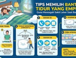 Tips Memilih Bantal Tidur Yang Empuk Guna Mencegah Sakit Leher Saat Bangun