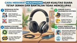 Cara Merawat Headphone Agar Kualitas Suara Tetap Jernih Dan Bantalan Tidak Mengelupas