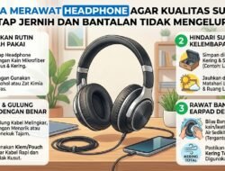 Cara Merawat Headphone Agar Kualitas Suara Tetap Jernih Dan Bantalan Tidak Mengelupas